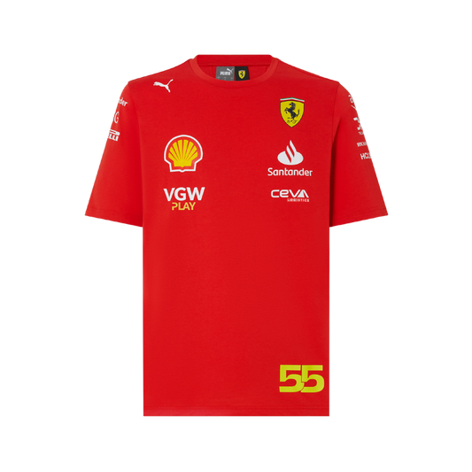 Camiseta Carlos Sainz Scuderia Ferrari F1 2024